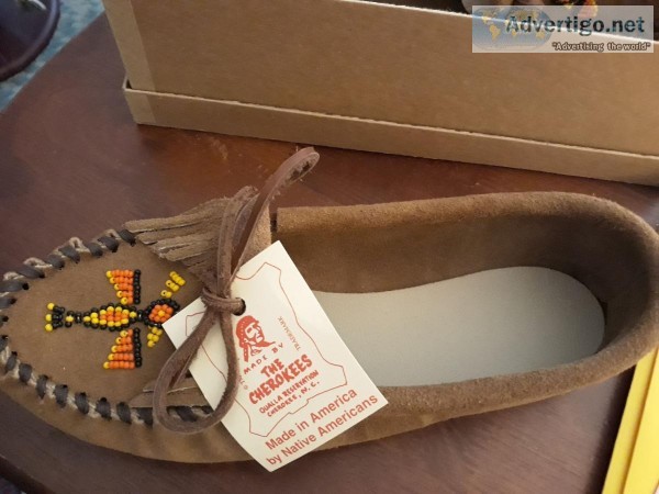 Authentic Beaded Moccasins Native American