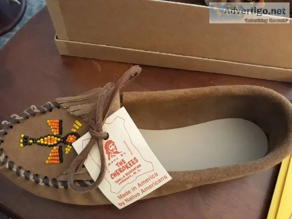 Authentic Beaded Moccasins Native American