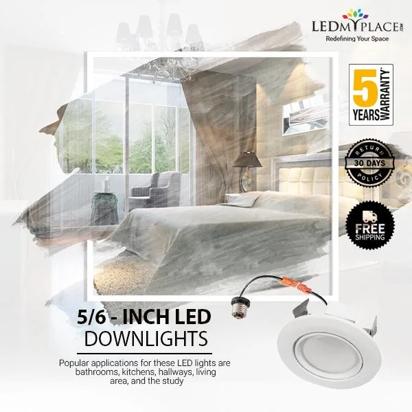Install 56 Dimmable LED Downlights and Replace The Your Existing