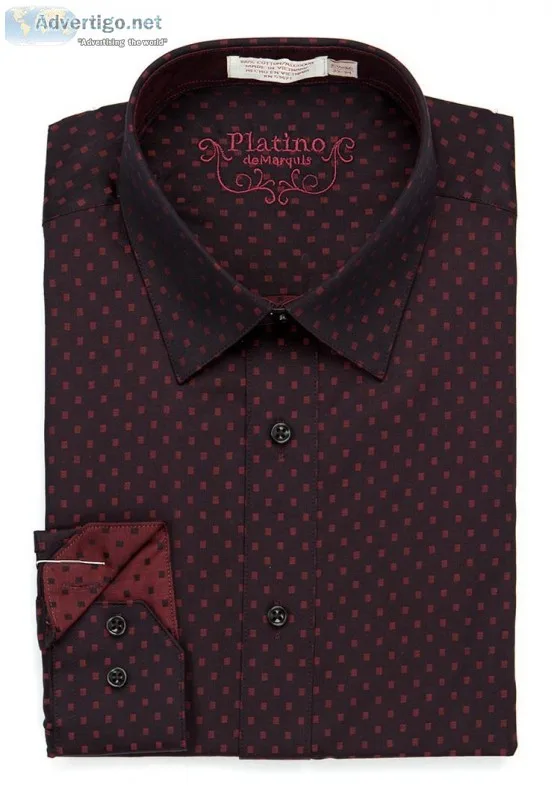 Platino Shirt Burgundy