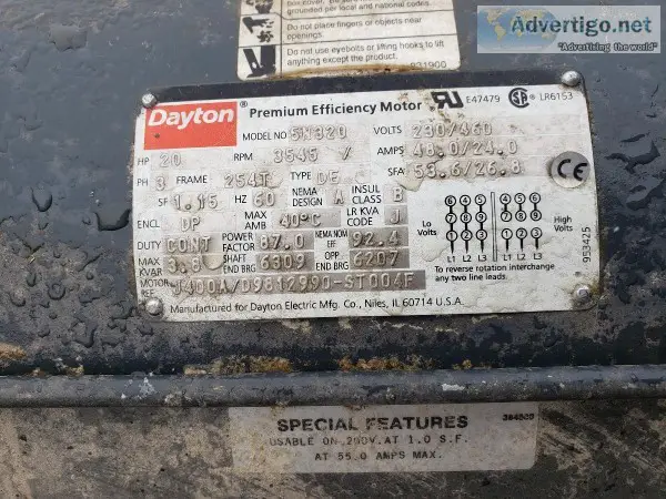 Dayton 5N320 Motor