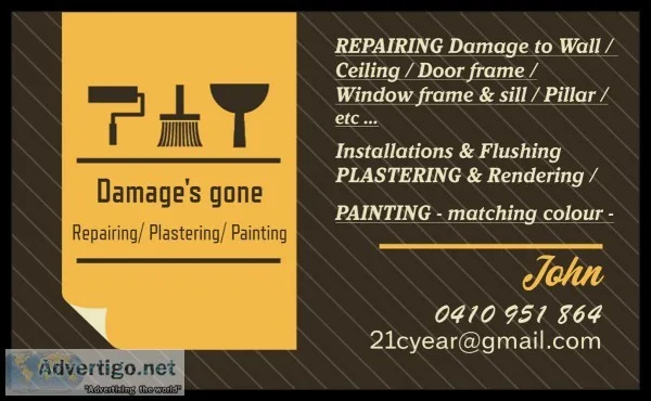WallCeiling Repairing and Painting
