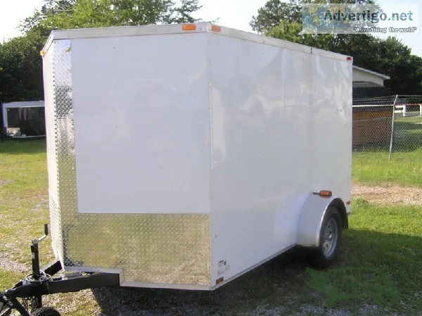 7 x 10 Standard Enclosed Cargo Trailer WV-nose - 13178