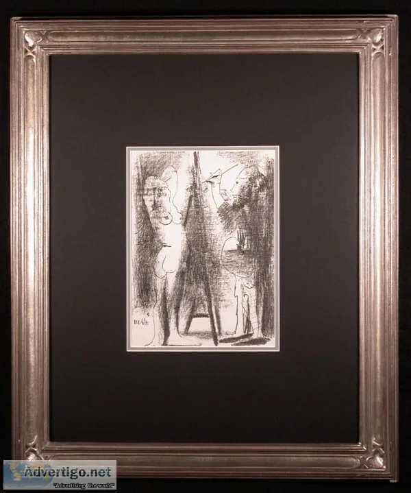 Le Peintre et son Modele - Original Lithograph by Pablo Picasso