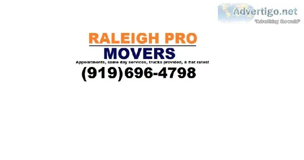 The best rates at non hourly rates (Raleigh Pro Movers)