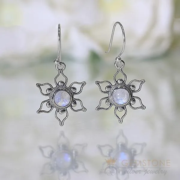 Moonstone Earring - FLORAL ESSENCE - GSJ