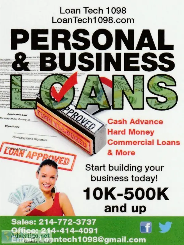 Need a loan but have bad credit. Give us a call