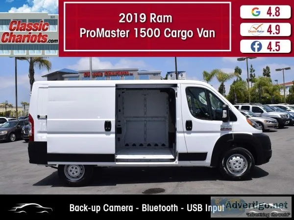 Used 2019 Ram ProMaster 1500 Cargo Van for Sale in San Diego - 2