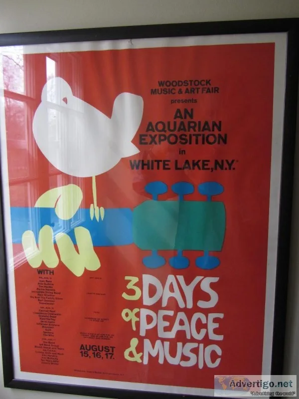 Original Woodstock Poster