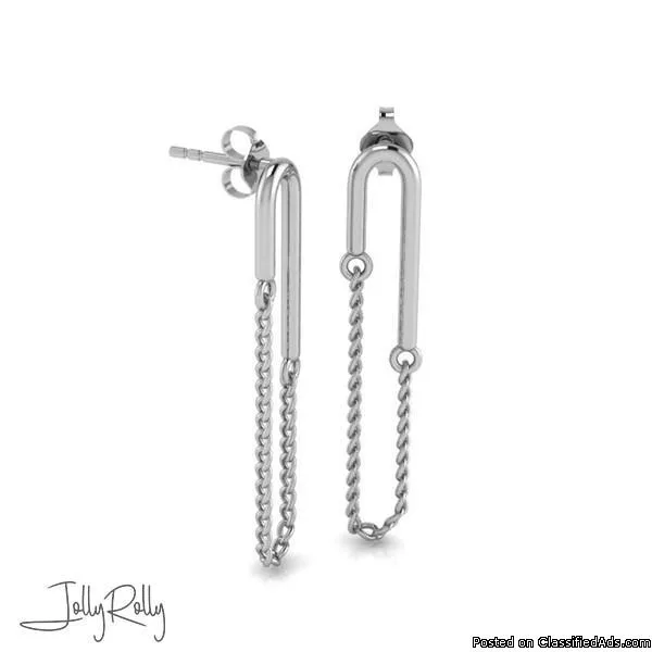 Silver Cane Silver Earrings and Studs by JollyRolly