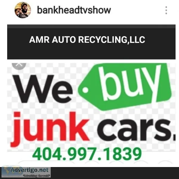 We buy junk cars trucks vans
