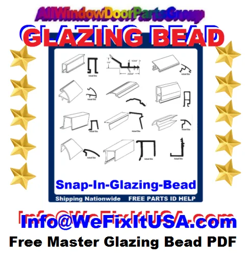 California Snap In Glazing Bead Supply - Fresno Clovis Biola Fri