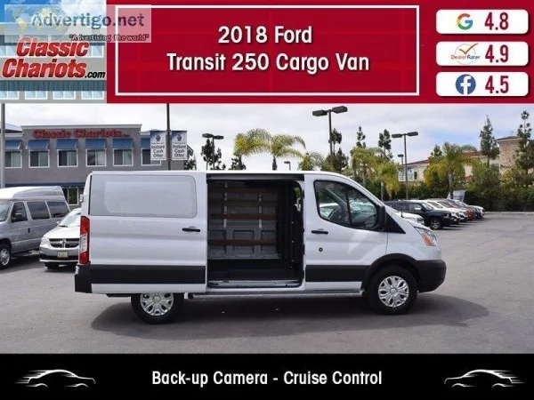 Used 2018 Ford Transit 250 Cargo Van For Sale - Stock 19848R