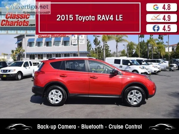 Used 2015 Toyota RAV4 LE for Sale in San Diego- 19515
