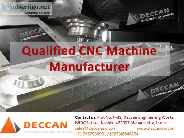 Choose Qualified CNC Machine Manufacturer in Nashik
