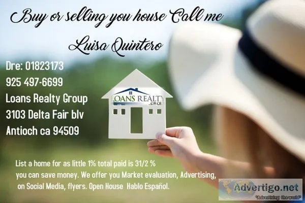 I will like to Assist you in Buying or Selling your house.