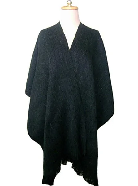 100% Fine Alpaca Fiber Ruana Cape For 115