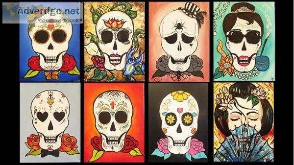 Folsom Studio 731 Sugar Skull  Wine Down Wednesday Only 35