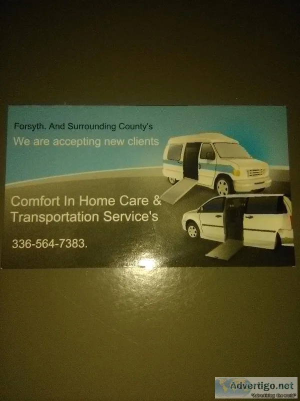 Comfort In Home Care Transportation Service