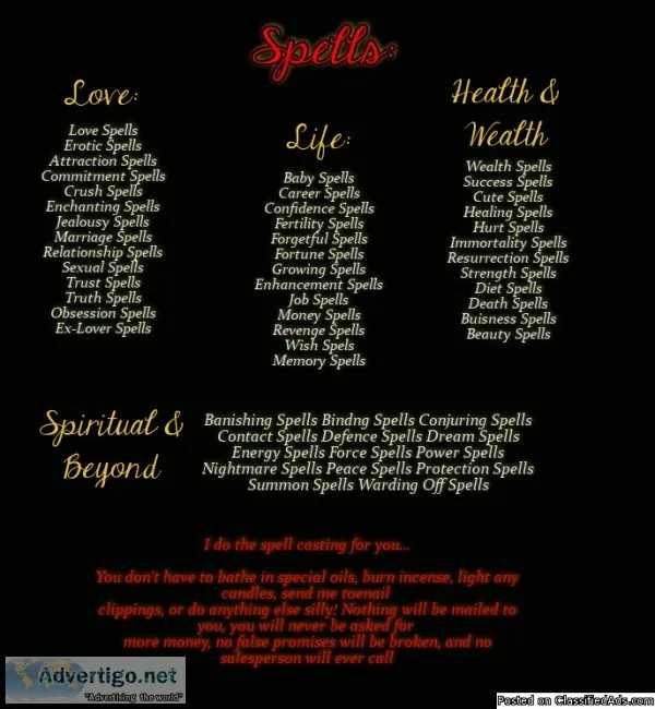 Psychic Spell Caster 24hr Results