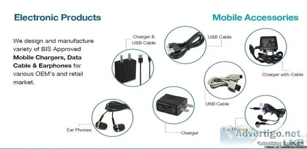 BIS Approved Mobile Accessories Manufacturer