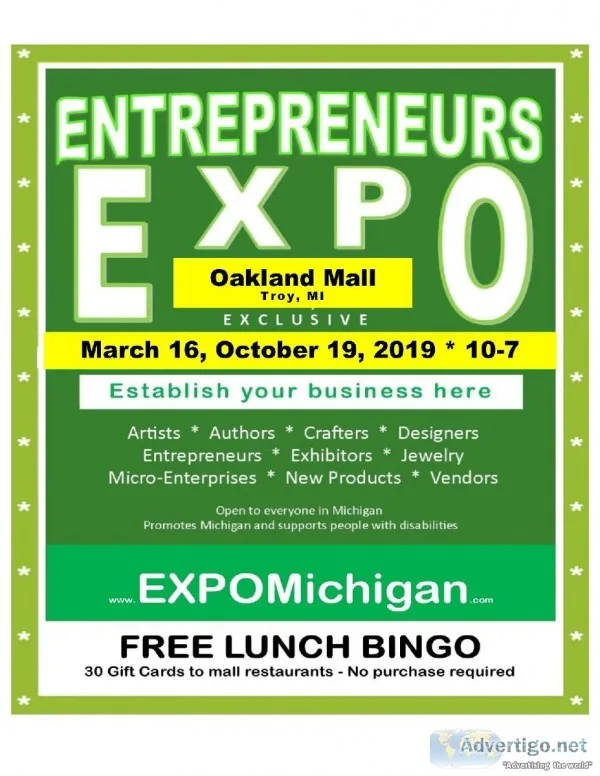 Entrepreneurs EXPO Oakland Mall fountain October 19 2019