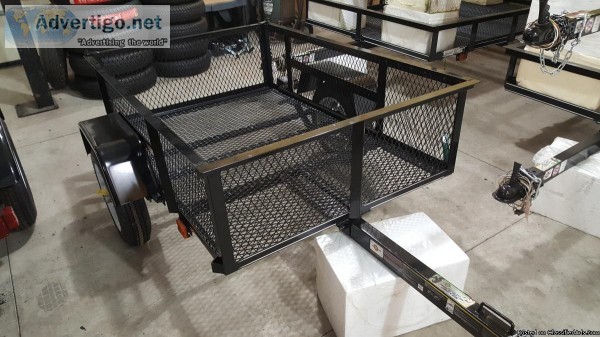 New 3.5x5 Utility Trailer W16   High Sides