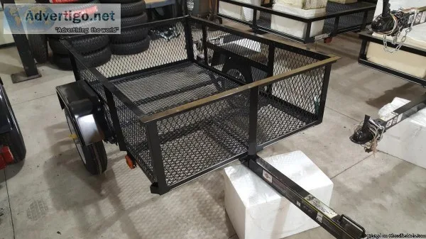 New 3.5x5 Utility Trailer W16   High Sides