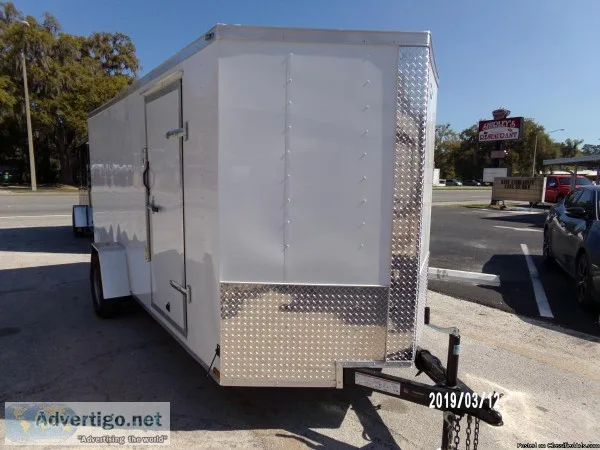 6 x 12 Premium Encolsed Cargo Trailer WV-nose - 68701