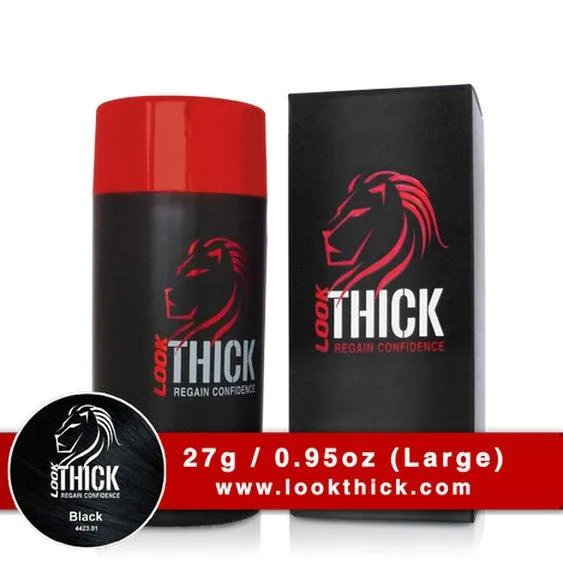 Black Hair Fibers for Sale by Look Thick Brand