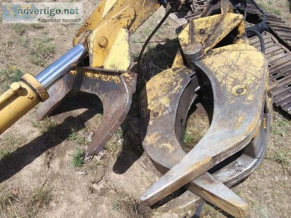 Mar Loader Grapple w Heel and Heel Cylinder