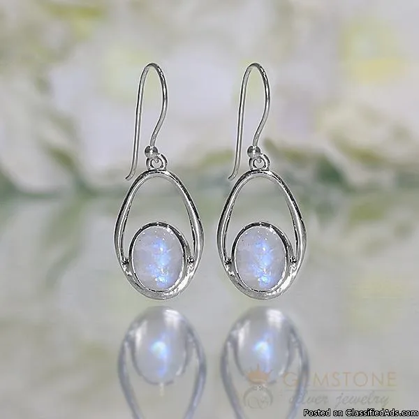 Moonstone Earring - MAJESTIC FORCE - GSJ