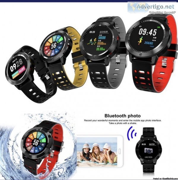 Heart rateblood pressure blood oxygen monitor water smart watch