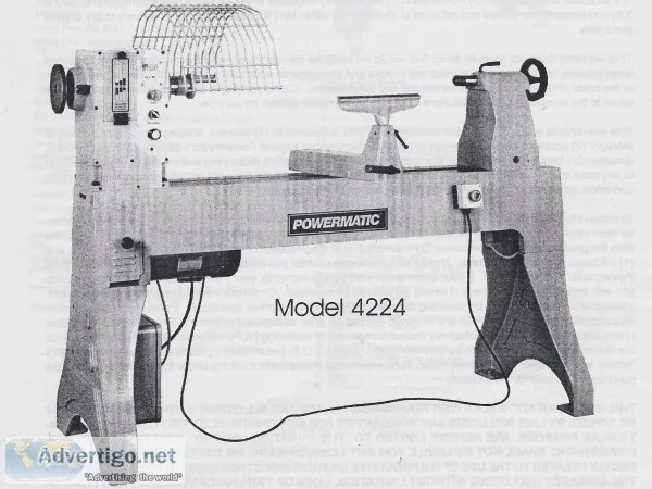 POWERMATIC  4224 Wood Turning Lathe