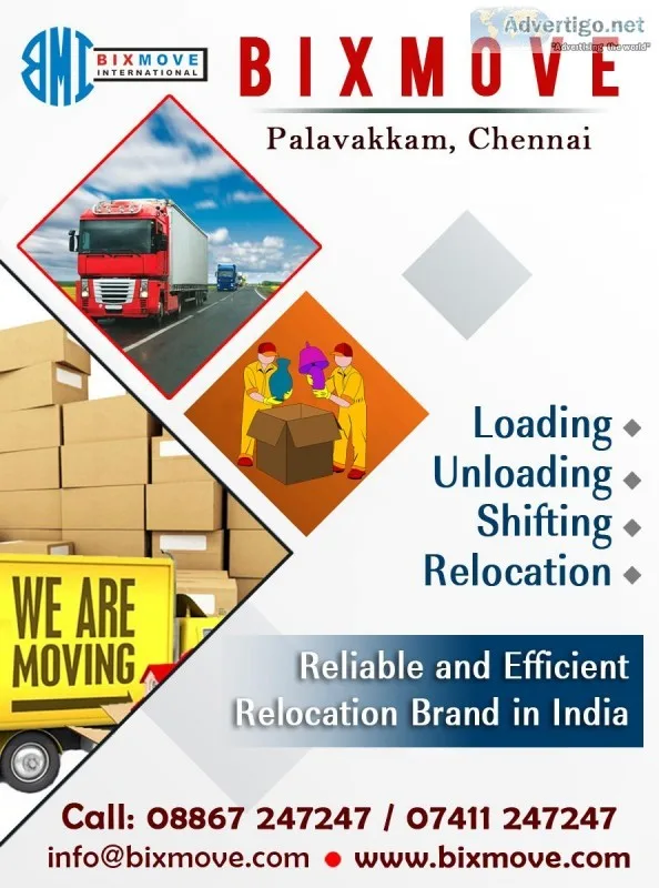 Hire the best packers and movers Palavakkam Chennai