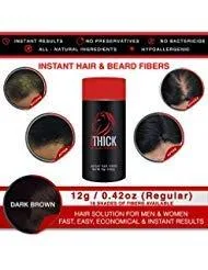 Hair Fibers Dark Brown for Sale by Look Thick Brand