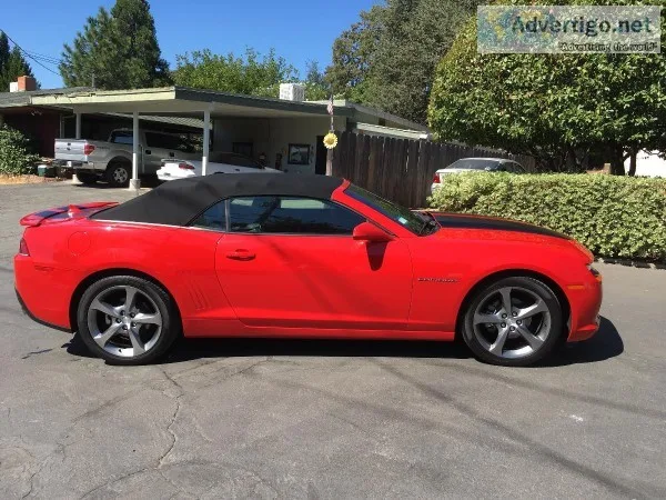 2014 CAMERO RS CONVERTIBLE RED