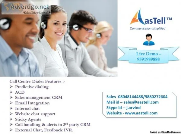 Improve your customer service with AasTell Dialers