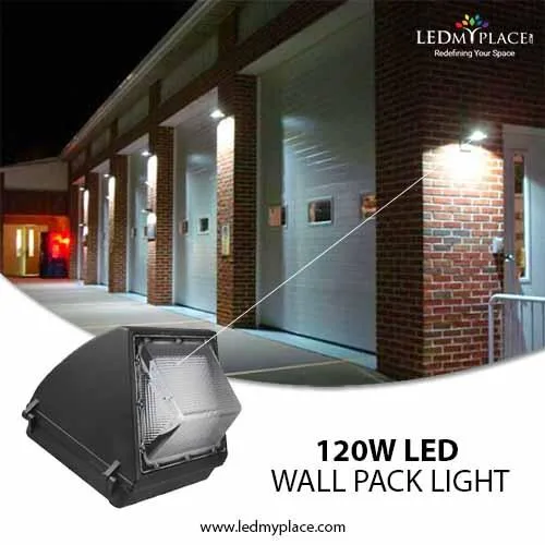 Use 120W LED Wall Pack Light As The Perfect Outdoor Lighting