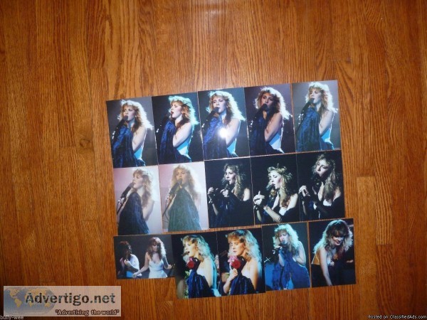 STEVIE NICKS and BAND CONCERT COLOR 4X6 PHOTO SET OF 25 BELLADON
