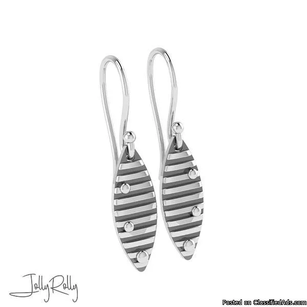 Worthy Amulet Silver Earrings and Studs by JollyRolly