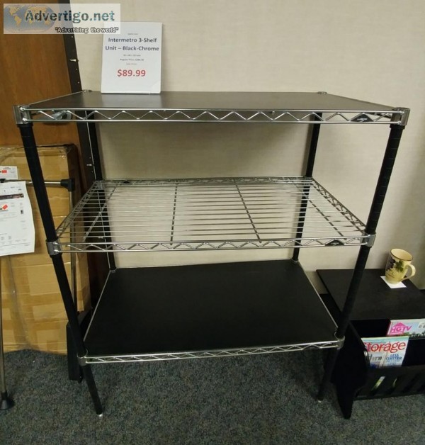 InterMetro 3 Shelf Shelving Unit