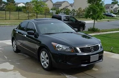 2008 Honda Accord EX-L Black Sedan