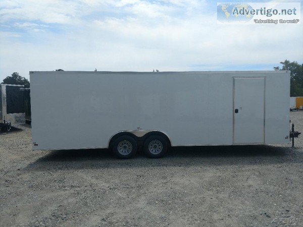 8.5  X 24  TA enclosed trailer