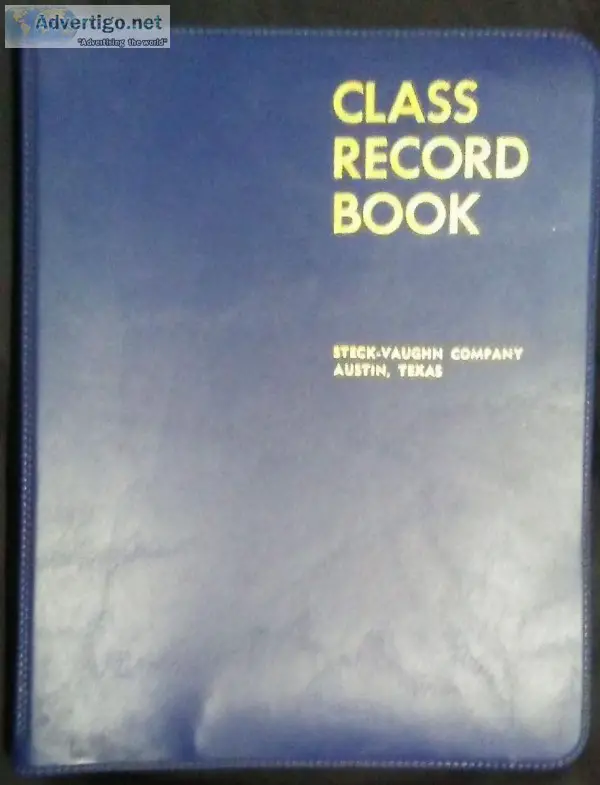 Wanted  Vintage Class Record Book