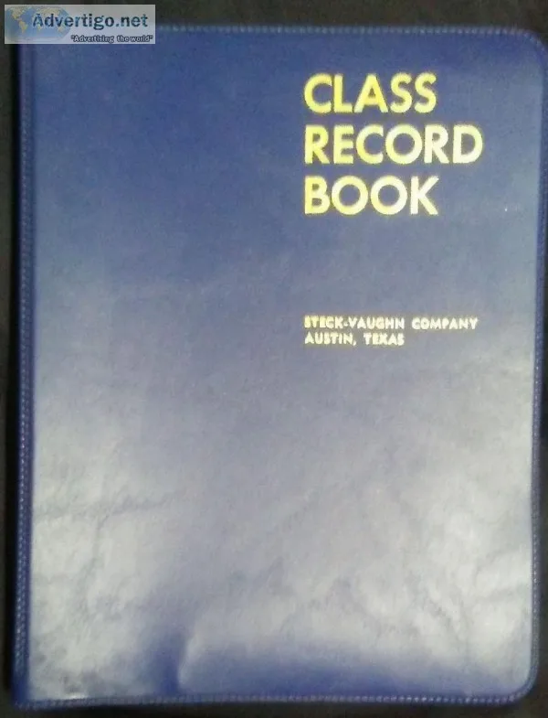 Wanted  Vintage Class Record Book