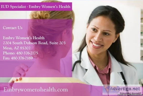 IUD Specialist - Embry Women&rsquos Health