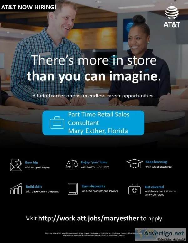 Part Time Retail Sales Consultant - Mary Esther FL
