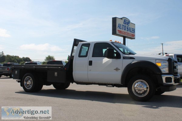 2014 Ford F-550 Flatbed Extended Cab 4x4 1 owner Southern Truck 
