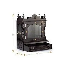 Small Wooden Pooja Mandir from India to USA
